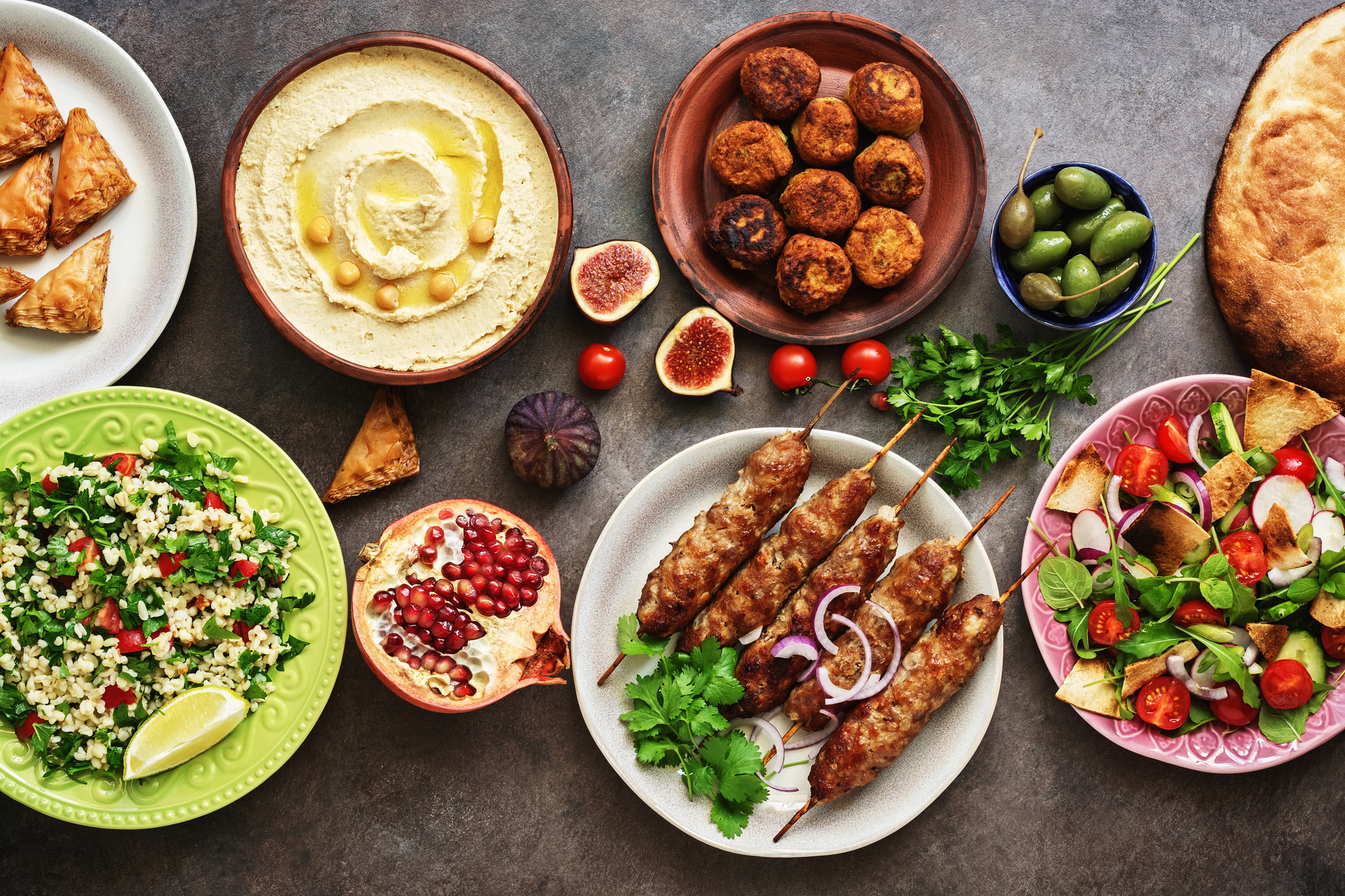 Shish Tawook & Fattoush salad