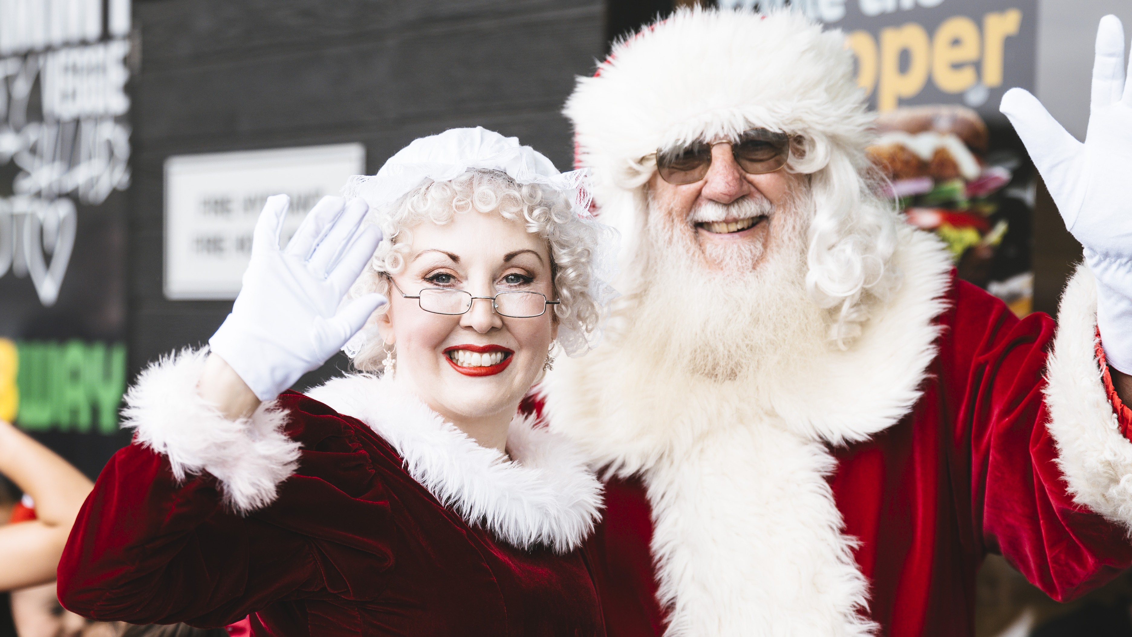 Santa's arrival at Casula Mall